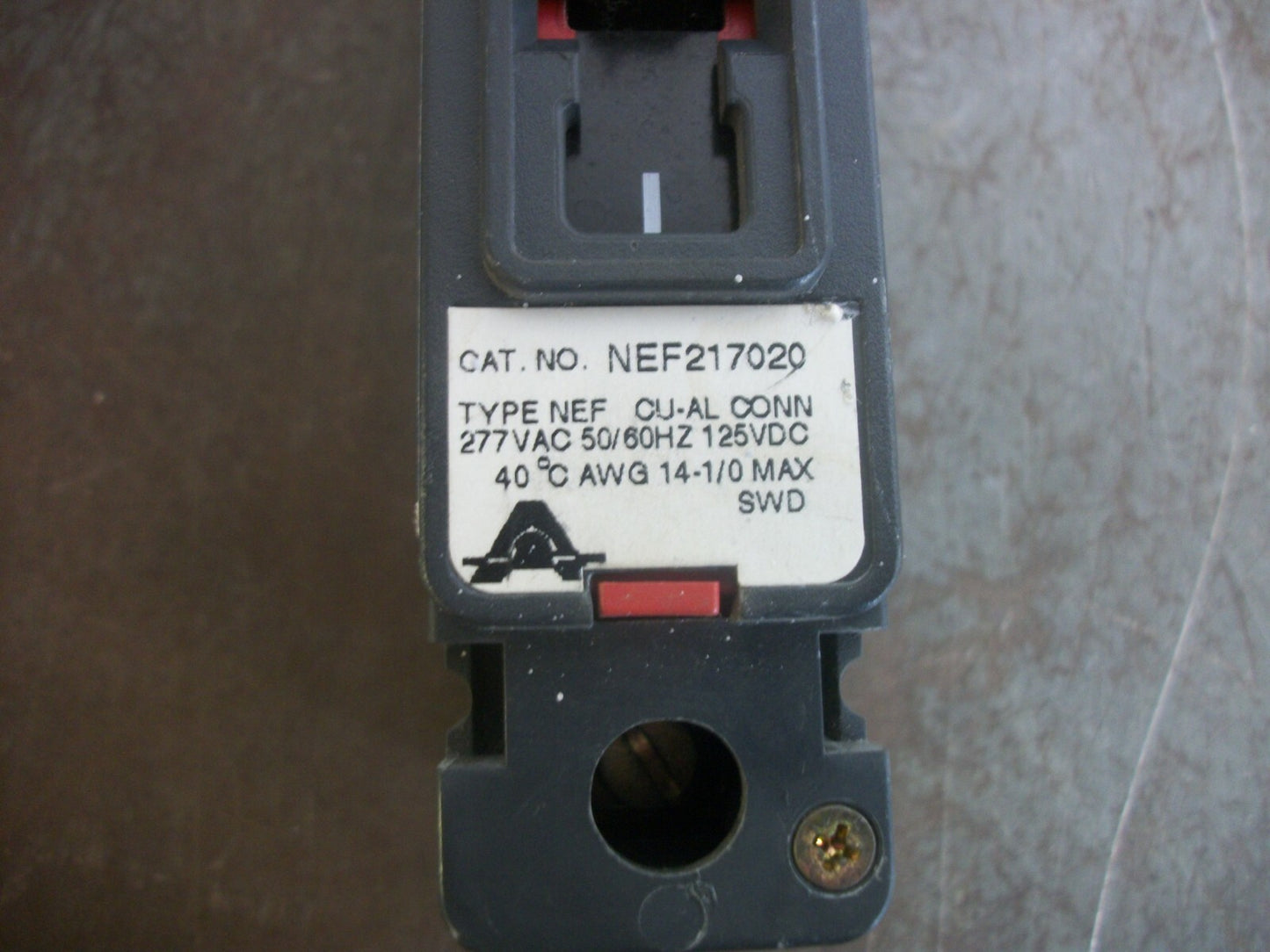 AMERICAN NEF CIRCUIT BREAKER NEF217020 20AMP 277VOLT 1POLE