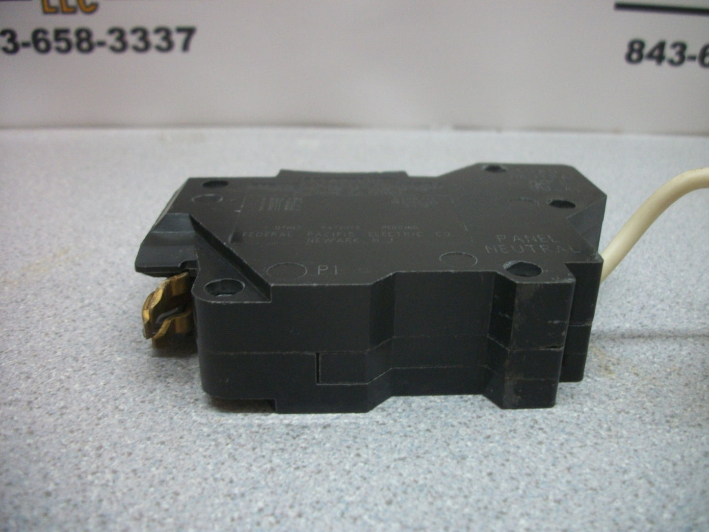 FEDERAL PACIFIC GFCI NA CIRCUIT BREAKER NA120GF 20AMP 120VOLT 1POLE