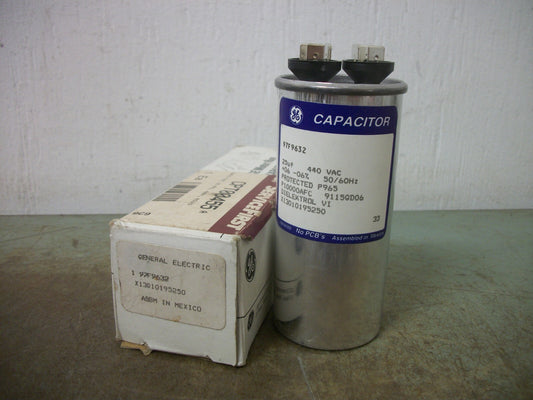 GE DIELEKTROL VI 25uF CAPACITOR 97F9632 440VOLT NIB