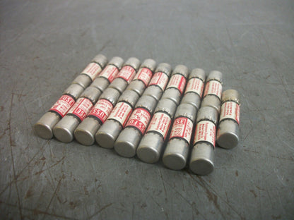 BUSSMANN LOT OF 17 MIDGET FUSES BBS3 3AMP 600VOLT NOB