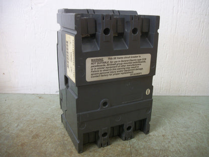 GE SPECTRA SEDA CIRCUIT BREAKER SEDA36AT0030 30AMP 600VOLT 3POLE W/15A TRIP