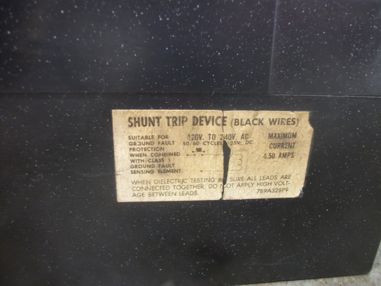 GE TFK CIRCUIT BREAKER TFK236F000 225AMP 600VOLT 3POLE W/200A TRIP SHUNT+ALARM