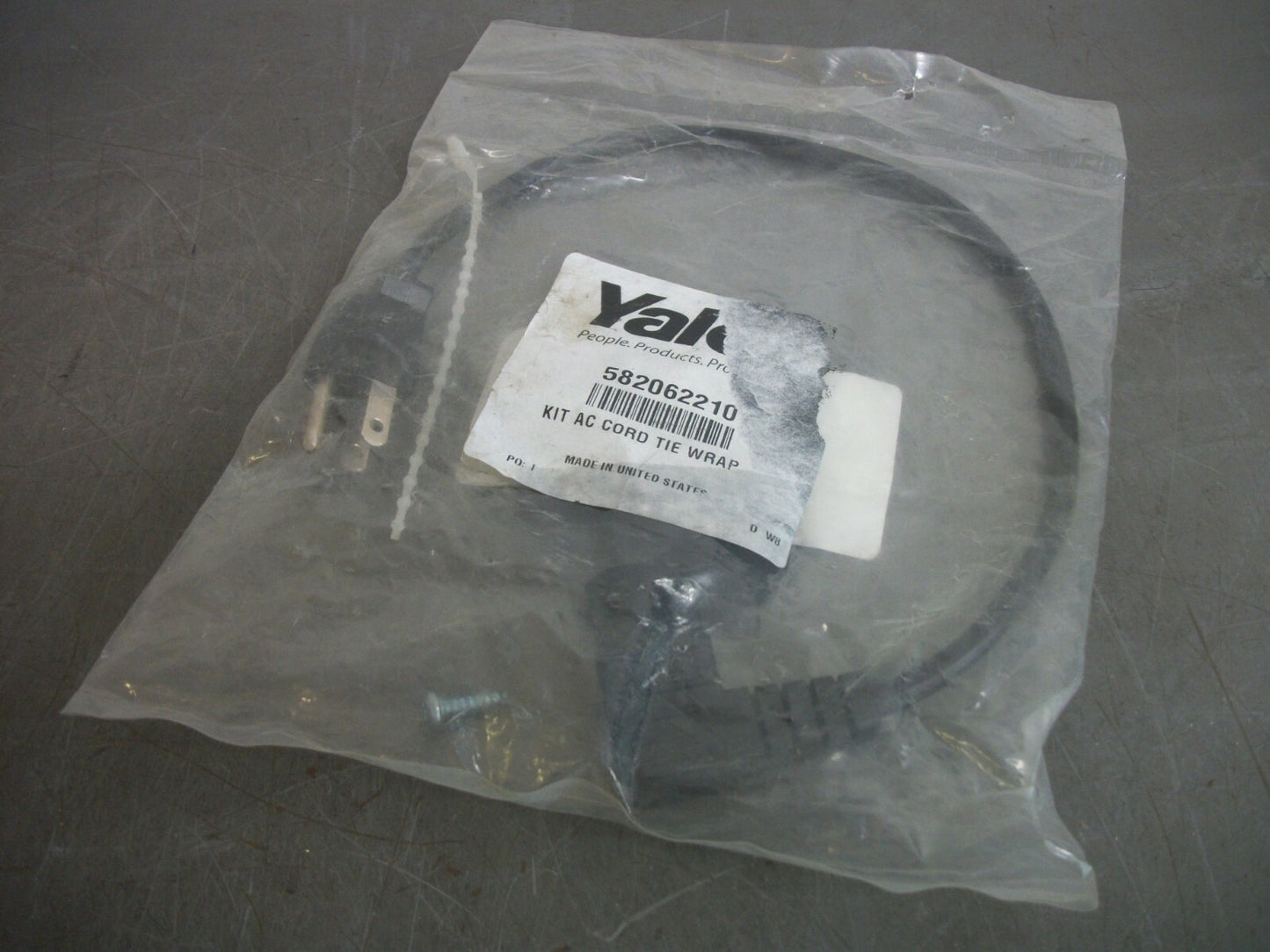 YALE AC CORD TIE WRAP KIT 582062210 NEW