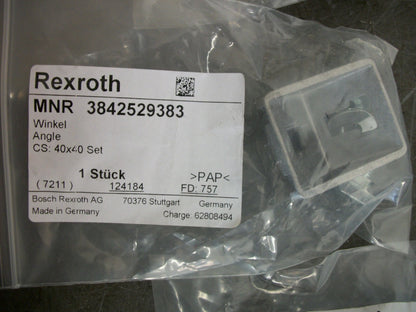 REXROTH LOT OF 40 WINKEL ANGLE 40X40 SETS 3842529383 NEW