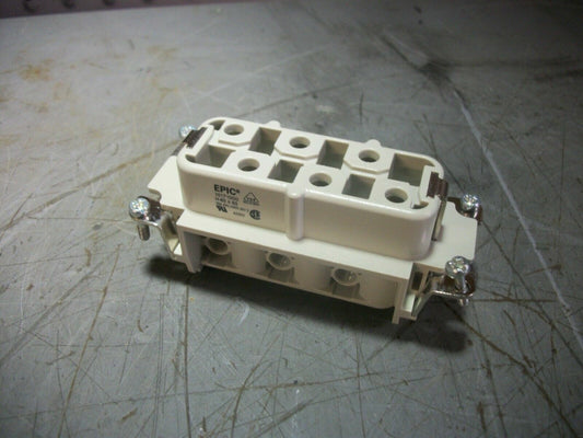 EPIC FEMALE RECEPTACLE POWER CONNECTOR 10171000 35AMP 600VOLT NOB