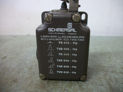 SCHMERSAL HEAVY DUTY LIMIT SWITCH T3K015-11Y NOB