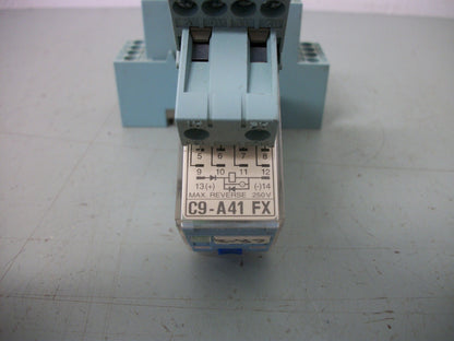 RELECO LOT OF 2 4PDT RELAYS C9-A41-FX 24VCOIL 3AMP