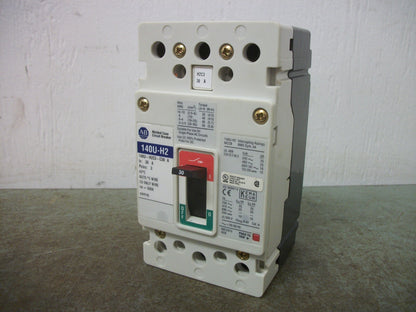 ALLEN-BRADLEY 140U-H2 CIRCUIT BREAKER 140U-H2C3-C30 A 30AMP 600VOLT 3POLE NOB