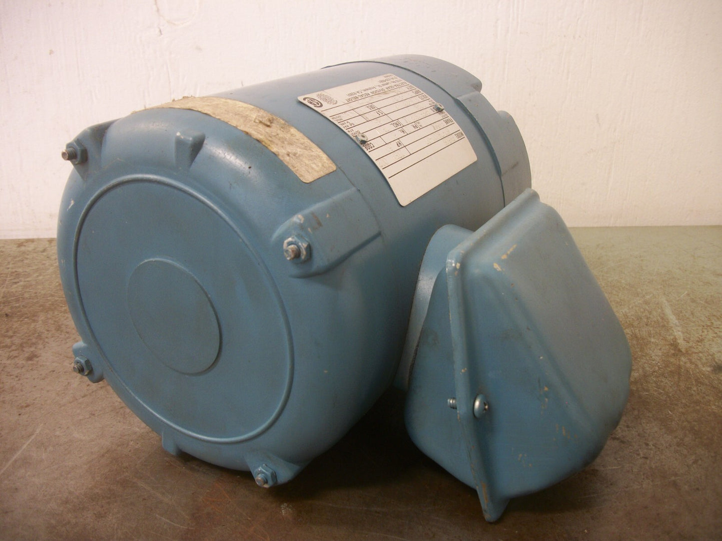 ELECTRA-GEAR .50HP EK56C TENV AC MOTOR EK50B 67-78000-07 460VOLT 3PH 1725RPM