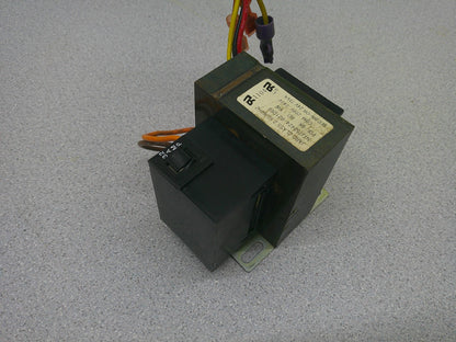 AAON 75VA 1PH TRANSFORMER NTJ752424-B21D65 HV 208X240 LV 24