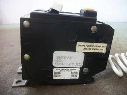 CHALLENGER GFCI CBB CIRCUIT BREAKER CBBGFEP220 20AMP 240VOLT 2POLE NOB