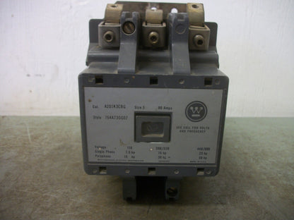 WESTINGHOUSE SIZE 3 CONTACTOR A201K3CBG 90AMP 220VCOIL 3PH 600V 50HP