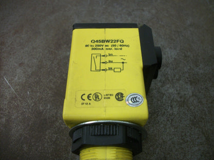 BANNER PHOTOELECTRIC SENSOR Q45BW22FQ