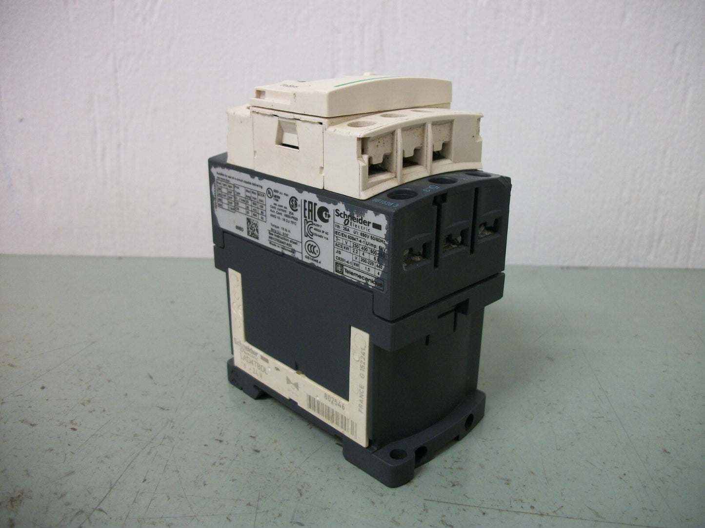 TELEMECANIQUE CONTACTOR LC1D09BD 25AMP 24VCOIL 3PH 600V 7.5HP
