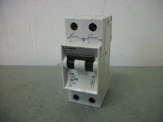 SIEMENS MOTOR CIRCUIT BREAKER 5SX22D25 25AMP 400VOLT 2POLE