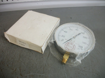MSC PNEUMATIC PRESSURE GAUGE MEC500-2 0-160PSI NIB