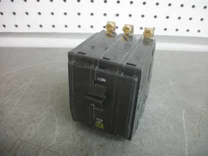 SQUARE D QOB CIRCUIT BREAKER QOB315 15AMP 240VOLT 3POLE NOB