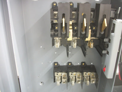 SQUARE D DISCONNECT TYPE 1 H364 200AMP 600VOLT 3POLE FUSIBLE