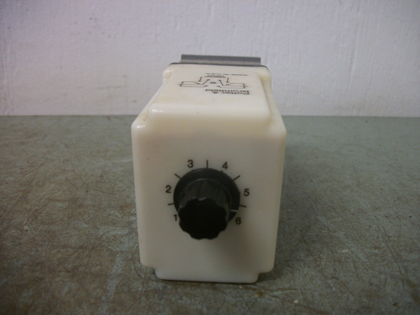 POTTER & BRUMFIELD TIME DELAY RELAY CHB-38-80001 1.0-10SEC 240VOLT 10AMP