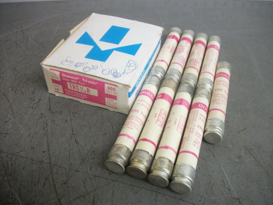 GOULD SHAWMUT BOX OF 9 TRI-ONIC FUSES TRS2/10R 2/10AMP 600VOLT NIB