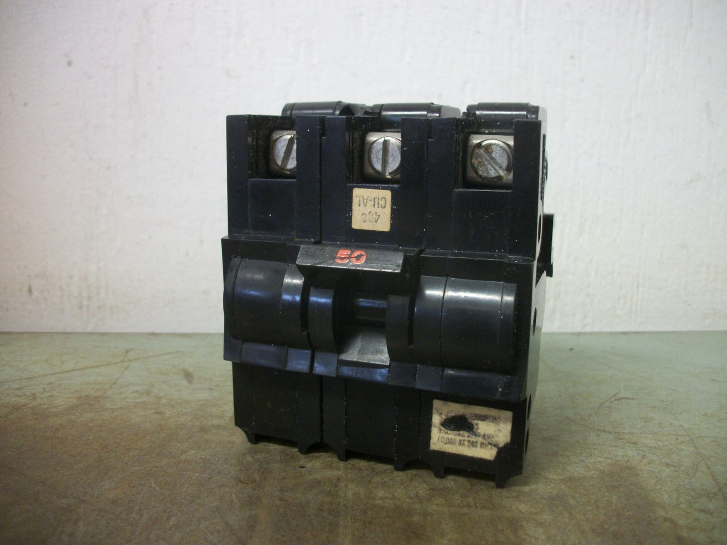 FEDERAL PACIFIC NA CIRCUIT BREAKER NA350 50AMP 240VOLT 3POLE