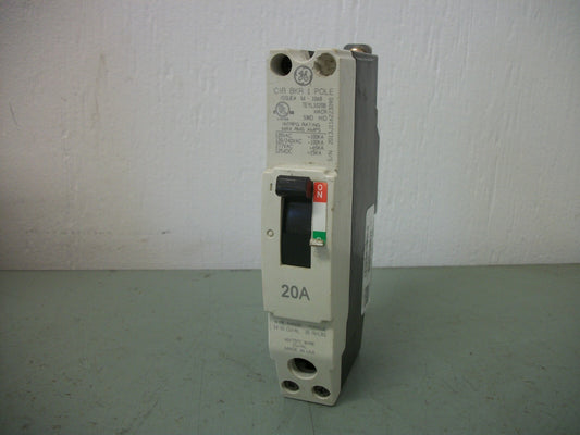GE TEY CIRCUIT BREAKER TEY1020B 20AMP 277VOLT 1POLE