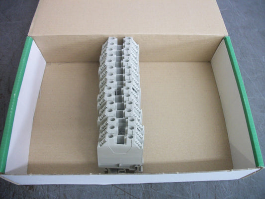 TELEMECANIQUE BOX OF 15 6mm2 SCREW CLAMP TERMINAL BLOCKS AB1VV635U NIB