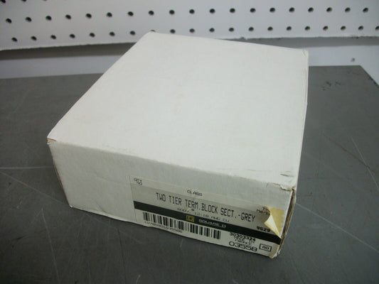 SQUARE D BOX OF 50 TWO TIER TERMINAL BLOCKS 9080M4/6D2 NIB