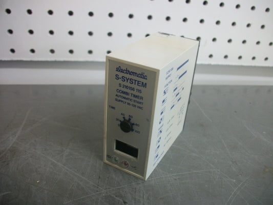 ELECTROMATIC S-SYSTEM AUTOMATIC START COMBINATION TIMER S 210156 115 5-100SEC