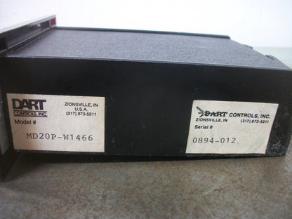 DART CONTROLS MDII MICRO-DRIVE II DIGITAL LED DC SPEED CONTROLLER MD20P-W1466