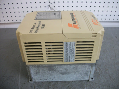 SAFTRONICS PC3 1.5HP INVERTER DRIVE CIMR-PCU40P7 3PH 460VOLT 2KVA 2.6AMP