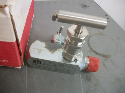 RICHARDS INDUSTRIES CARBON STEEL HEX VALVE HB501S3131413 4300PSI @ 650 DEG F NIB