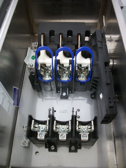 SQUARE D S.S DISCONNECT TYPE 3R,4X,12 H362NDS 60AMP 600VOLT 3POLE FUSIBLE NIB