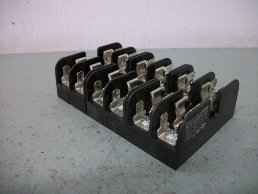 FERRAZ-SHAWMUT LOT OF 3 FUSEBLOCKS 30312 30AMP 600VOLT 2POLE