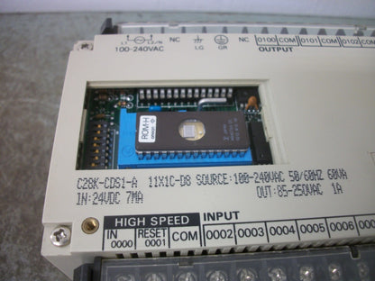 OMRON SYSMAC C28K PLC PROGRAMMABLE LOGIC CONTROLLER C28K-CDS1-A