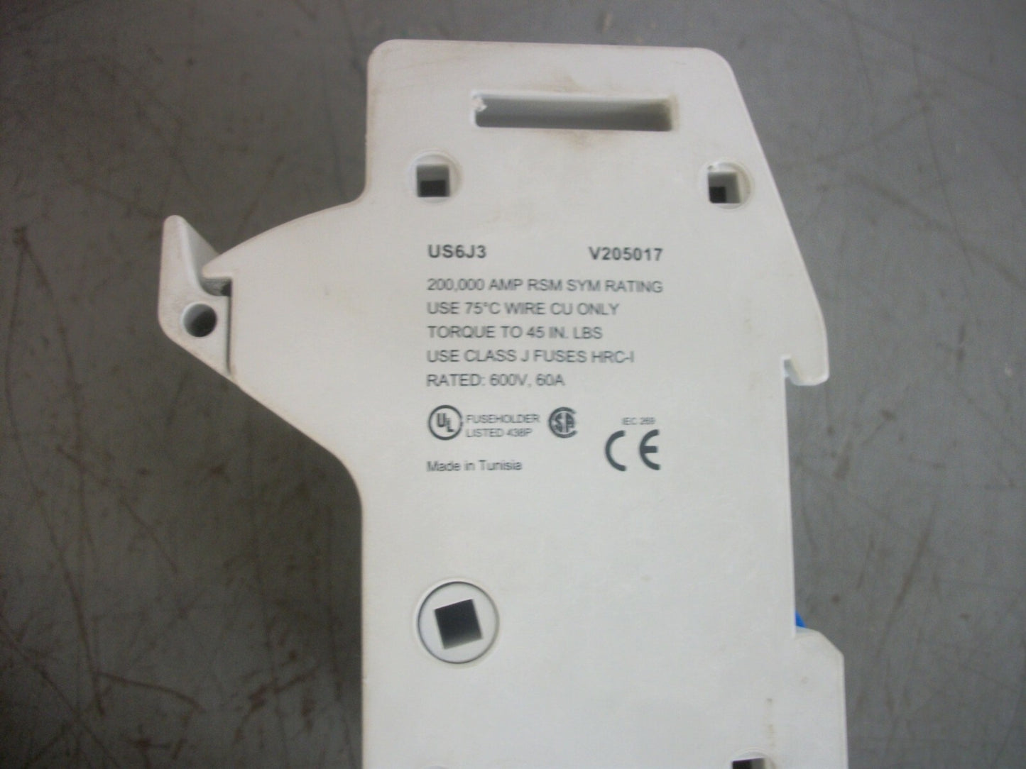 FERRAZ-SHAWMUT ULTRASAFE FUSE HOLDER US6J3 60AMP 600VOLT 3POLE