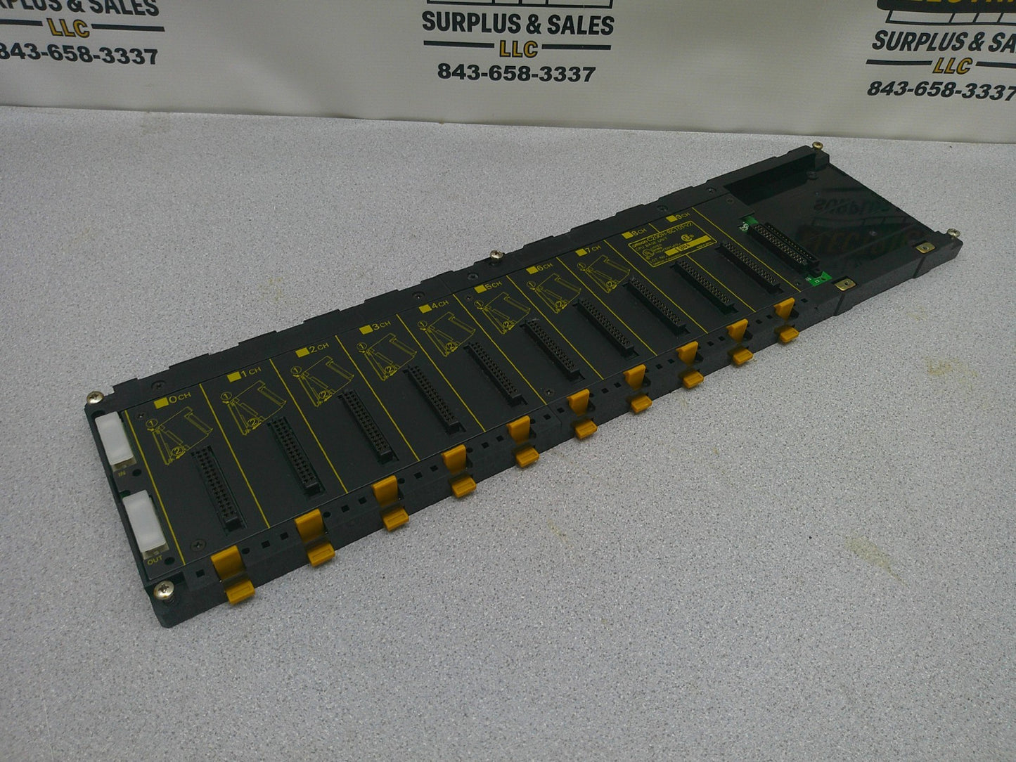 OMRON 10-SLOT PLC CPU BASE UNIT C200H-BC101-V2