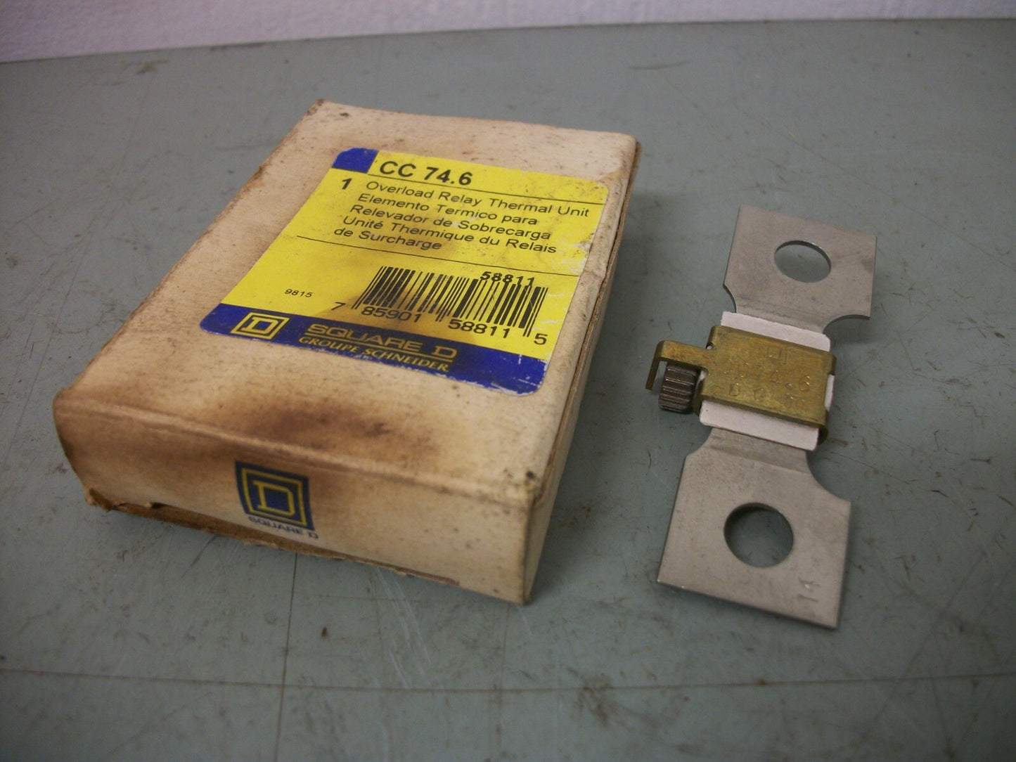 SQUARE D OVERLOAD RELAY THERMAL HEATER CC74.6 NIB