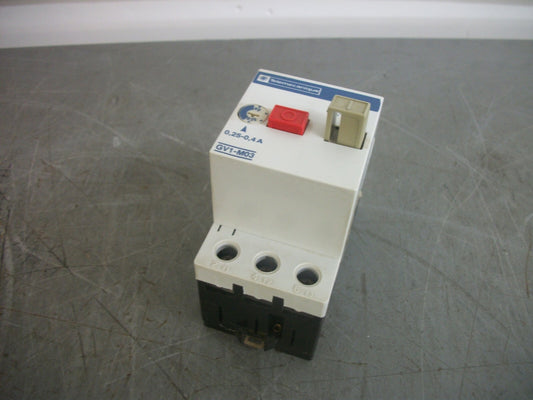 TELEMECANIQUE MOTOR CIRCUIT BREAKER GV1-M03 0.25-0.4AMP