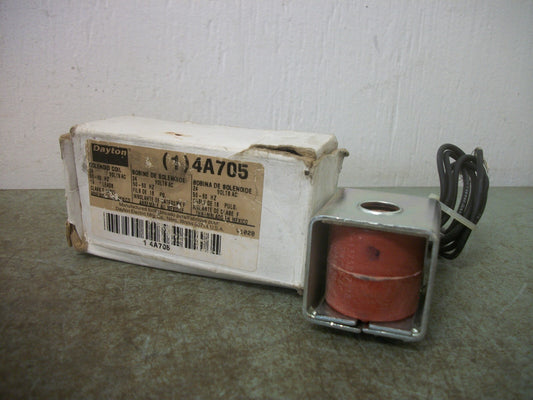 DAYTON SOLENOID VALVE COIL 4A705 24VCOIL 17-12WATT NIB
