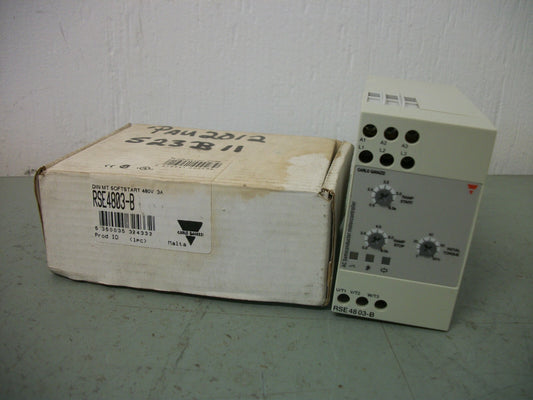 CARLO GAVAZZI AC SEMICONDUCTOR MOTOR CONTROLLER RSE4803-B 2HP 480VOLT 3AMP NIB