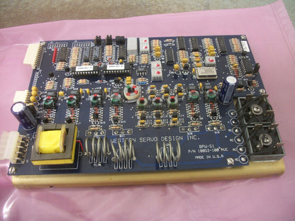 WESTERN SERVO DESIGN BPW-S1 10052-100 RVC SERVO MOTOR DRIVE BOARD BPW-S1-32/15