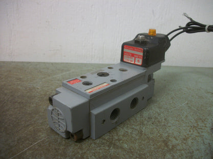 SCHRADER BELLOWS PNEUMATIC SOLENOID VALVE L77524101 120VOLT 6WATT