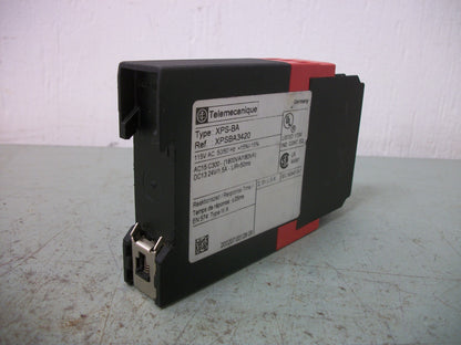 TELEMECANIQUE XPS-BA SAFETY RELAY XPSBA3420 115VOLT