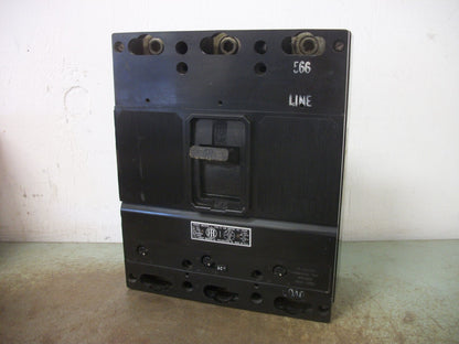 SIEMENS ITE ET JKL CIRCUIT BREAKER JKL3400F 400AMP 600VOLT 3POLE W/300A TRIP