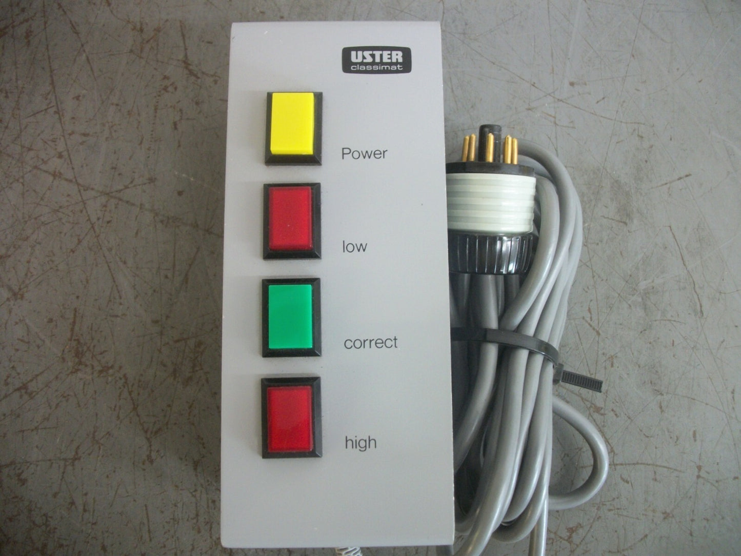 USTER CLASSIMAT POWER/LOW/CORRECT/HIGH CALIBRATED INSTRUMENT CMT-EG