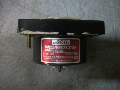 NATIONAL ELECTRIC BUZZER EA4012B 200VOLT 7.5WATT