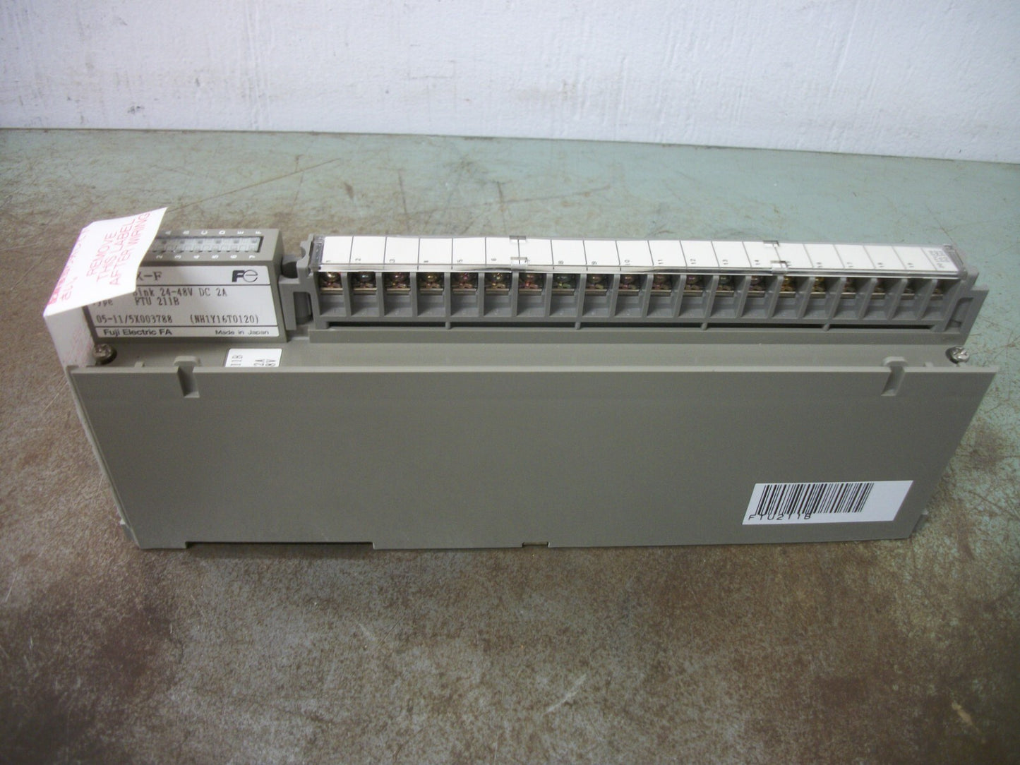 FUJI MICREX-F 16-POINT DIGITAL OUTPUT MODULE FTU211B 24-48VOLT NIB