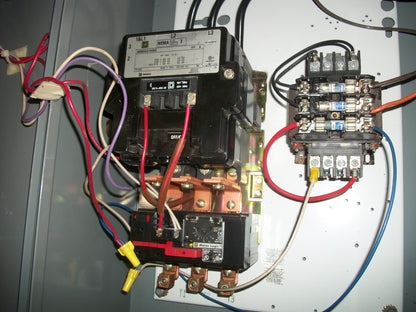 SQUARE D STARTER COMBO SIZE 3 TYPE 12/3R 8536SEO1H20S 120VCOIL 100AMP FUSIBLE