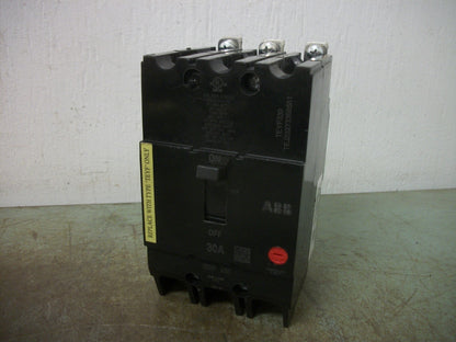 GE TEYF CIRCUIT BREAKER TEYF330 30AMP 480VOLT 3POLE